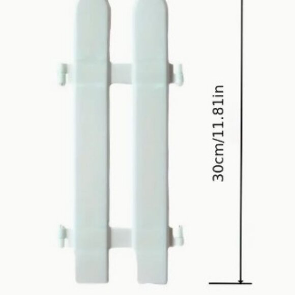 Mini White Plastic Picket Fence - Picture 2 of 2
